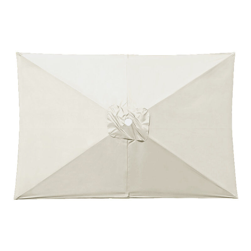 S-giant - Toile de Parasol Rectangulaire 3x2 m, Housse de Remplacement pour Parasol Extérieur, Parasol de Jardin Anti-UV et Imperméable, Protection