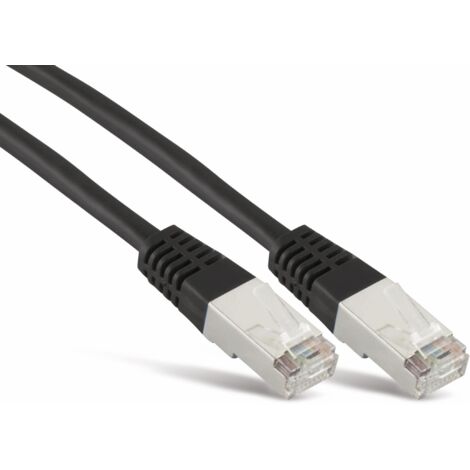 S-IMPULS Câble patch CAT.6, 0,5 m, noir, S-FTP, PIMF