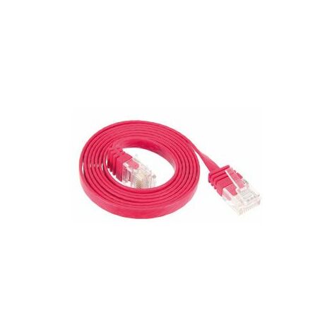 S-IMPULS CAT.6 Patchkabel, slim, 0,25 m, rot