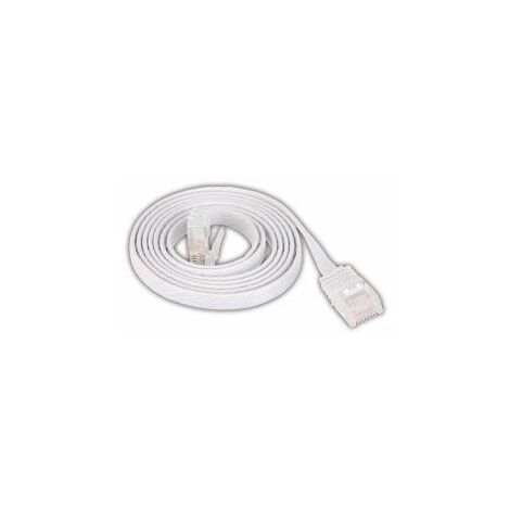 S-IMPULS CAT.6 Patchkabel, slim, 2 m, weiß