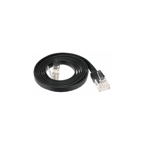 S-IMPULS CAT.6 Patchkabel, slim, 5 m, schwarz
