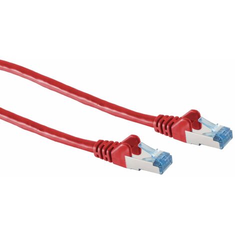S-IMPULS CAT.6A Patchkabel, 1 m, rot