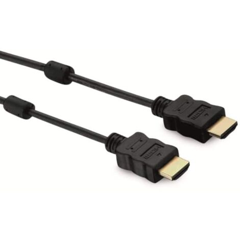 S-IMPULS HDMI-Kabel, HIGH SPEED WITH ETHERNET, 2x Ferrit-Filter, 3 m