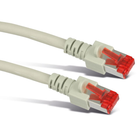 S-IMPULS Netzwerkpatchkabel, CAT.6 , RJ45, 1:1, 0,5 m, grau