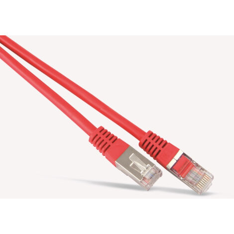 S-IMPULS Netzwerkpatchkabel CAT.6 , RJ45, 1:1, 1 m, rot