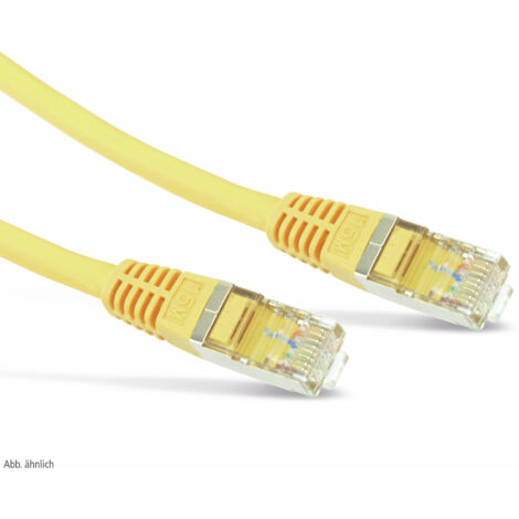 S-IMPULS Netzwerkpatchkabel CAT.6 , RJ45, 1:1, 3 m, gelb