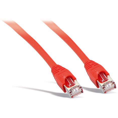 S-IMPULS Netzwerkpatchkabel CAT.6 , RJ45, 1:1, 3 m, rot