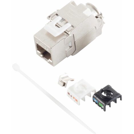 S-IMPULS RJ-45 Keystone CAT.6a 180° STP werkzeuglos