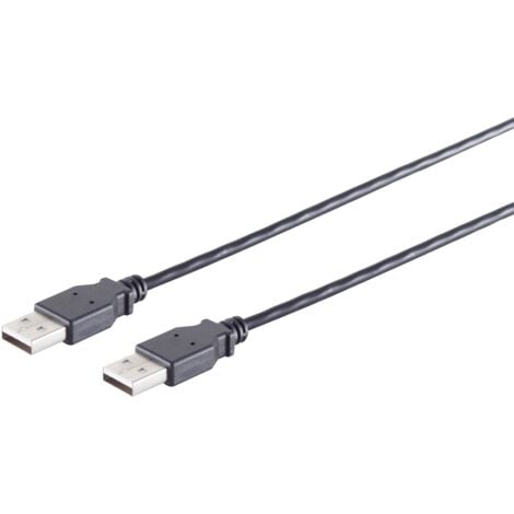 SHIVERPEAKS S-IMPULS USB-A Verbindungskabel 2.0 schwarz 1m