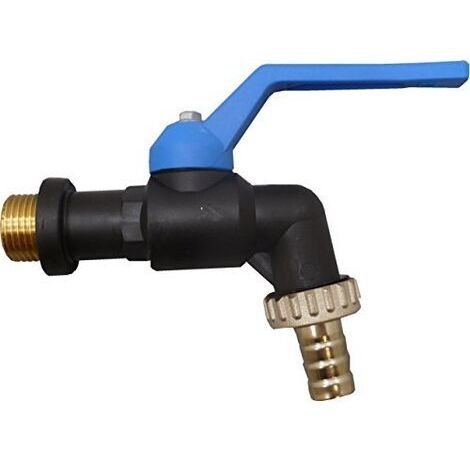 S & M 174.049 - Griffin 1/2 gelo sfera "manico blu polipropilene nero