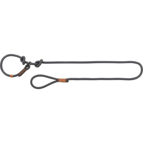 S-M: 1.7m/diametro 8mm grigio scuro/marrone: Be Nordic guinzagio con semistrangolo