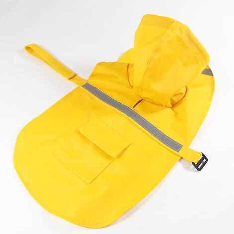 S/m, Orange Rglable Tanche Pet Chien  Capuche Impermable Chien Rflchissant Manteau De Pluie Veste Chien Vtements De Pluie Vtements De Vtement Pou