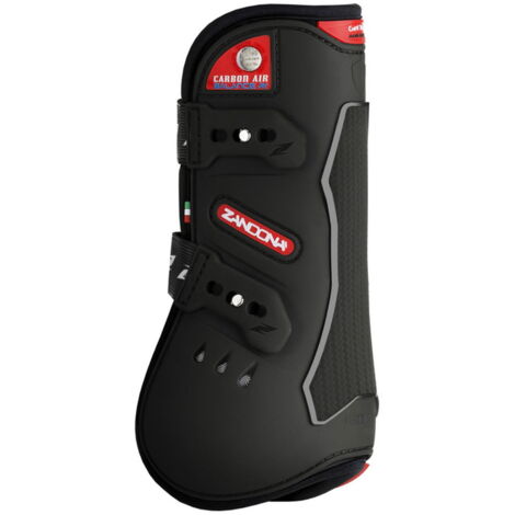 Zandonà Paratendini pour chevaux CARBON AIR BALANCE avec fibre de carbone, fermeture rapide et dispositif magnétique Zandonà