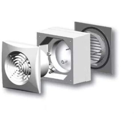 Unelvent – Kit de montaje aireador compacto y funcional – Para espacios confinados – Plástico inyectado y metal – Dimensiones 15,8 x 15,8 x 8,7 cm