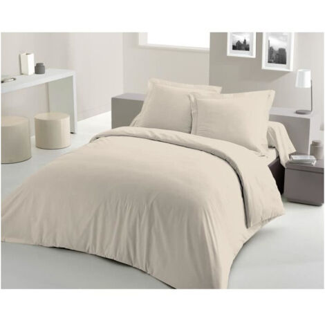 S separates de duvet LOVELY HOME - 220x240 cm - 100% Cotone - Beige Crema