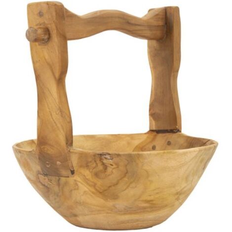 S/TASCHE TIMBO IN TEAK RICICLATO CM 32X25X27 (PEZZI UNICI - NON RIP. IN SERIE)