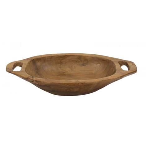 S/TASCHE WAN IN TEAK RICICLATO CM 37X26,5X7 (PEZZI UNICI - NON RIP. IN SERIE)