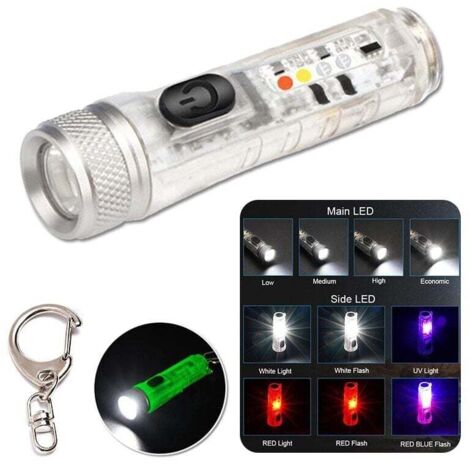 S11 USB Rechargeable Outdoor Flashlight, Mini Powerful Electromagnetic Suction Flashlight, Rechargeable MUMU