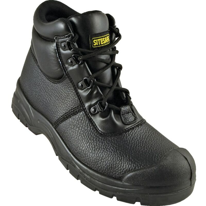 black chukka work boots