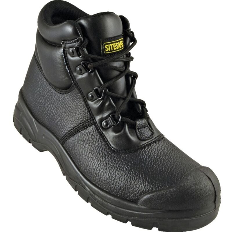 Sitesafe S1P SRC Black Chukka Safety Boots - Size 11