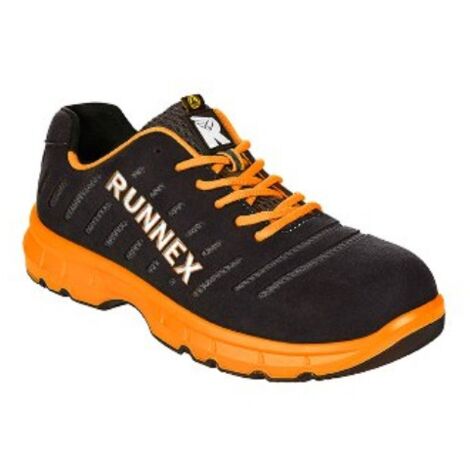 S1P-ESD-Sicherheitshalbschuhe FlexStar schwarz/orange Größe 45