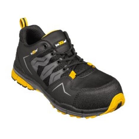 S1P-Sicherheitshalbschuhe BREST schwarz/grau/gelb Größe 39