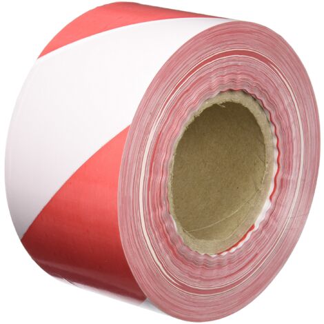 S21 segnalazione ac-023 – 80 – Nastro di balizamiento, quarzo, Standard, colore: rosso/bianco