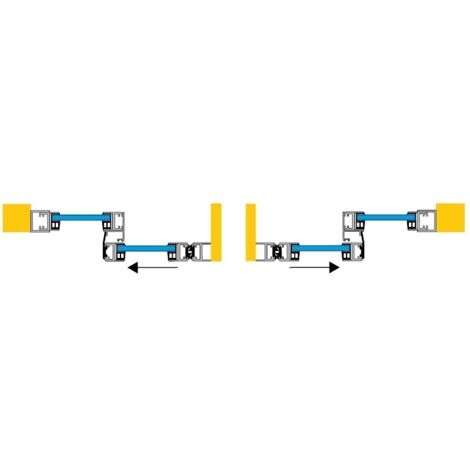 S30 Vantaux 1m+1f couloir L3000-H2520 mm CAME 818XA-0068