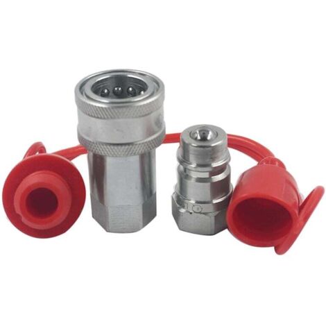 -S4-04 Attacco rapido idraulico 1/2" NPT ISO5675 per trattore