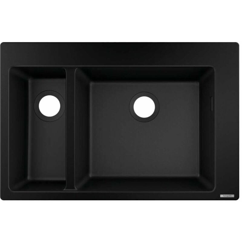 Viers - Evier encastré granit S510-F635, graphite noir 43315170 - Hansgrohe