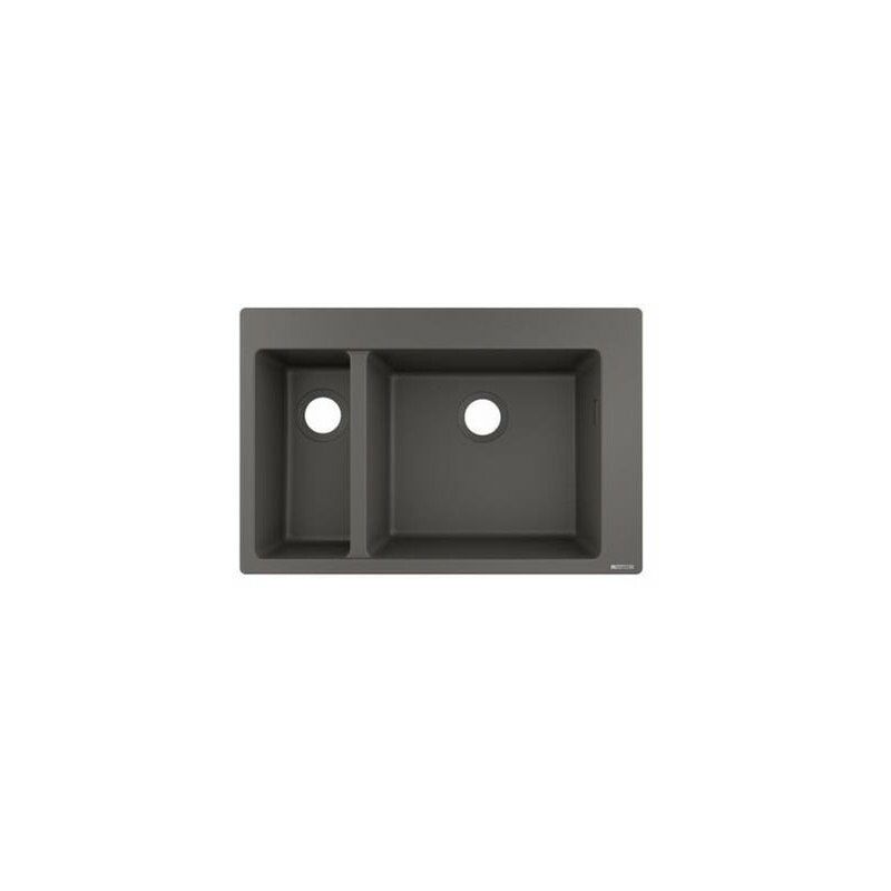 

S510-F635 Fregadero empotrado 180/450 gris piedra