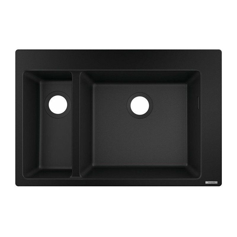 

S510-F635 Fregadero empotrado 180/450 negro grafito