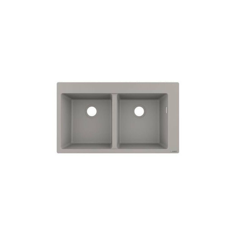 

S510-F770 Fregadero empotrado 370/370 gris hormigón