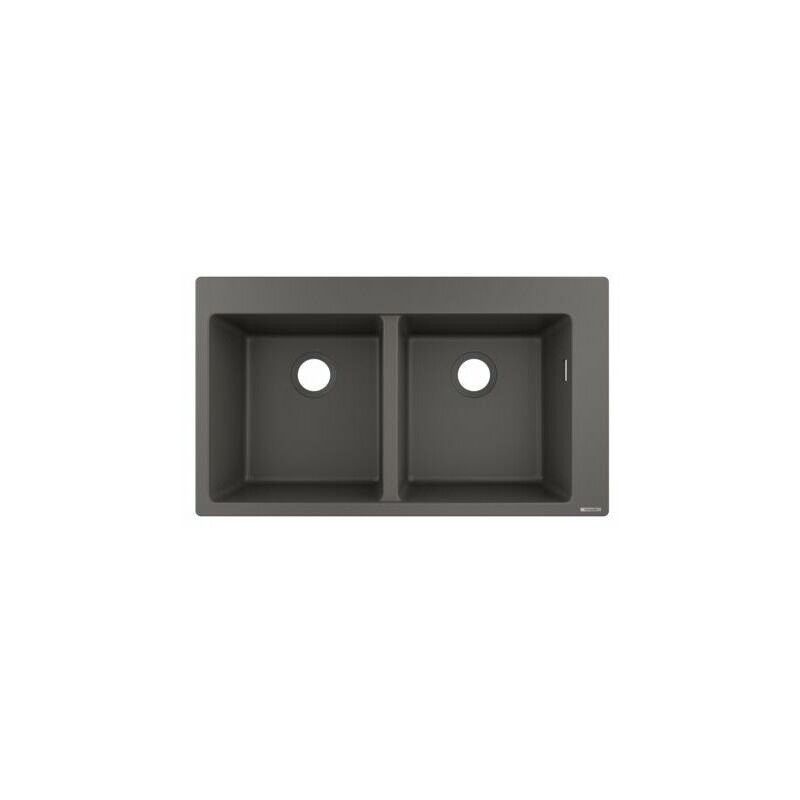 

S510-F770 Fregadero empotrado 370/370 gris piedra