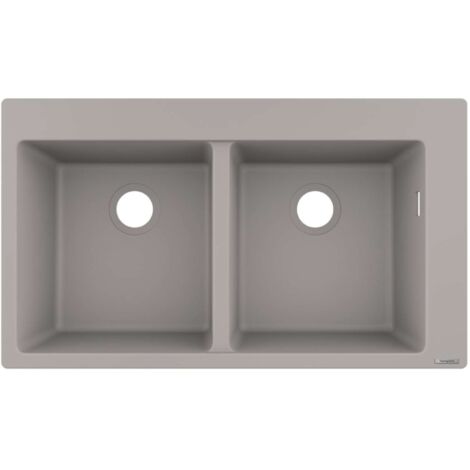 S510-F770 Lavello incasso 370/370 grigio cemento