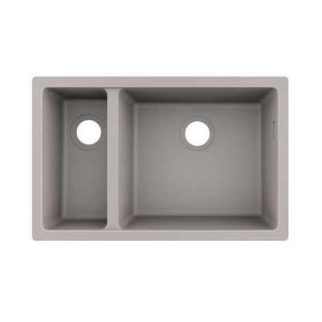 S510-U635 GS Evier à encastrer sous plan 180/450 gris béton