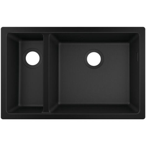 S510-U635 GS Evier à encastrer sous plan 180/450 noir graphite