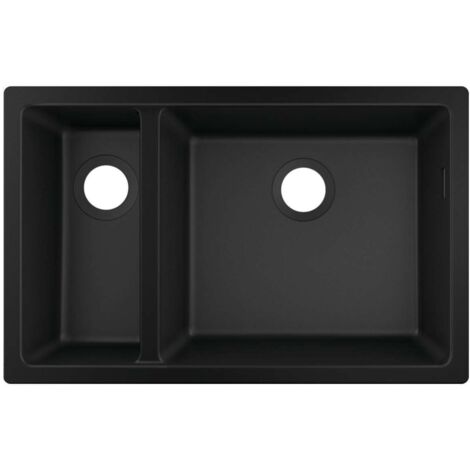 S510-U635 GS Lavello sottotop 180/450 nero grafite