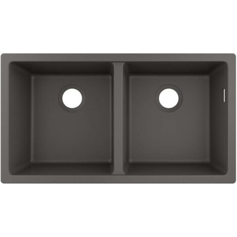 S510-U770 GS Lavello sottotop 370/370 grigio pietra