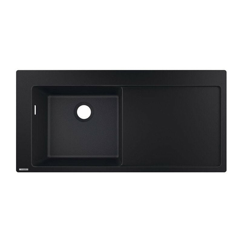 

Hansgrohe - S5110-F450 Fregadero empotrado 450 con escurridor negro grafito