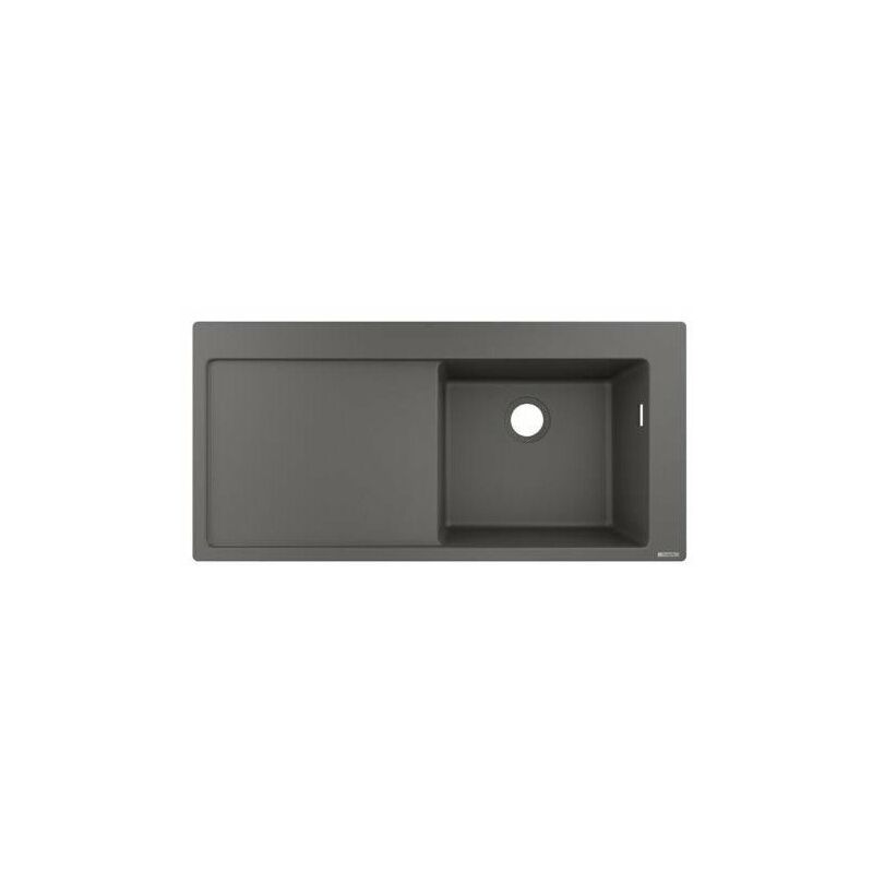 

S514-F450 Fregadero empotrado 450 con escurridor gris piedra