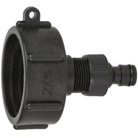 S60 IBC-Gewindeadapter  Standard-Schnittstellenadapter  Passend für 2" x 3/4" IBC-Tanks  1 Stück