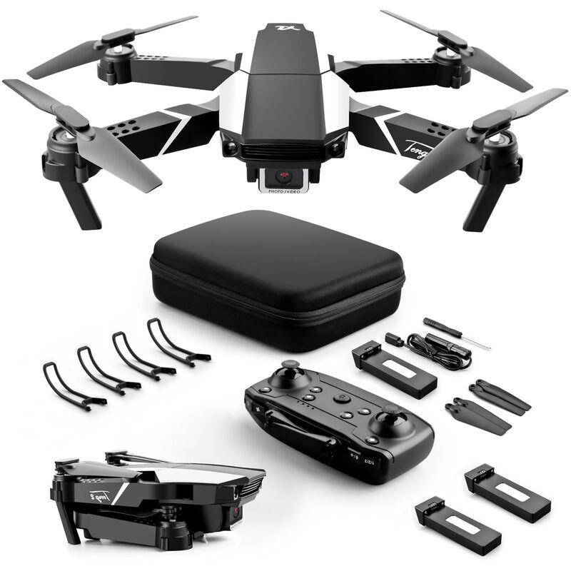 

S62 RC Drone para principiantes Mini plegable Altitud Hold Quadcopter RC Toy Drone para ninos con modo sin cabeza Retorno de una tecla, Negro, negro