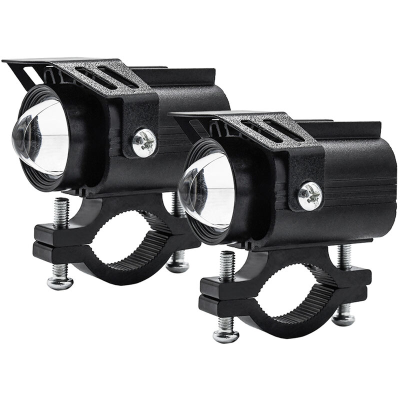 S8 Faro per moto 4 modalità di illuminazione, nero...
