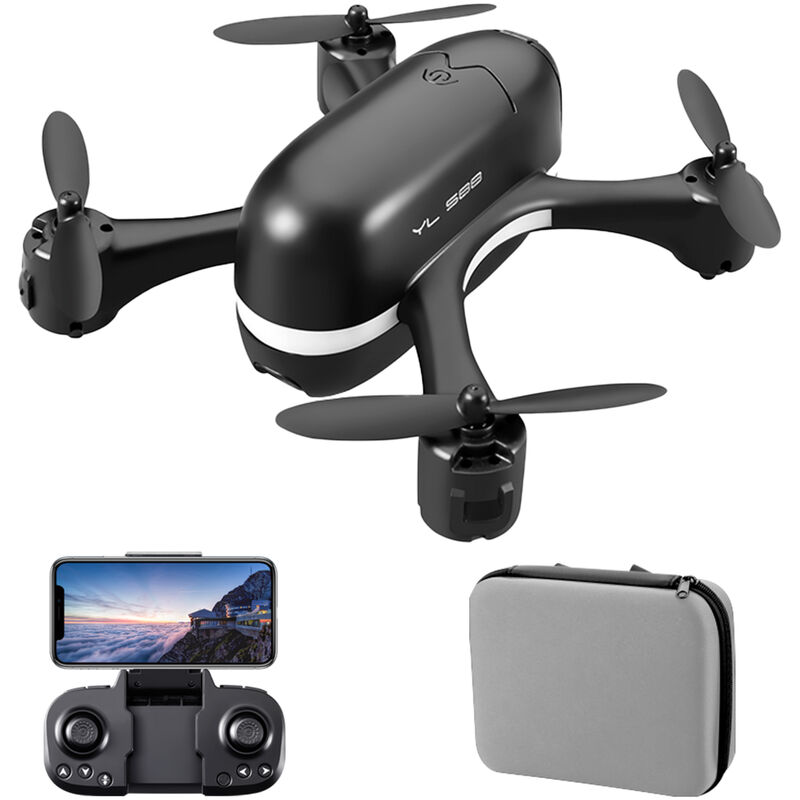 

S88 Mini RC Drone con camara 4K Optical Flow Positioning RC Quadcopter con funcion Trayectoria Vuelo Modo sin cabeza One Click Return Paquete de