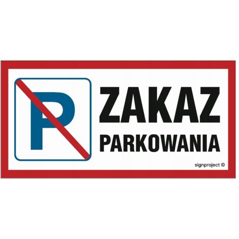 SA024 Parkverbotsschild 40x20