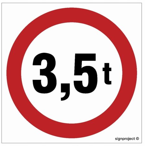 SA052 Panneau routier B-18. Accès interdit aux véhicules ou