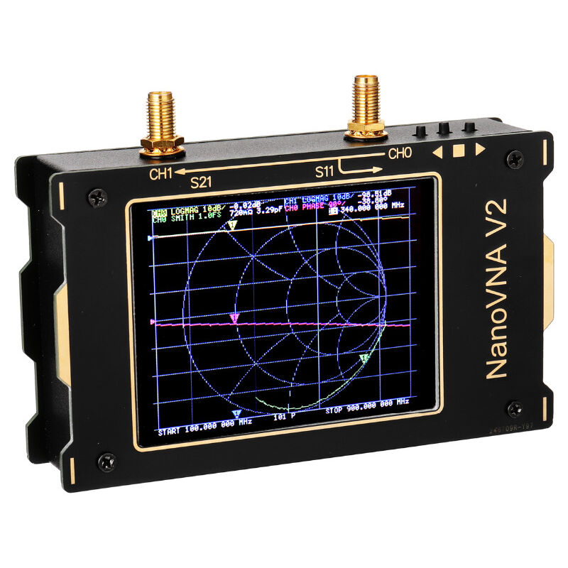 Image of SAA-2 NanoVNA V2 50kHz - 3GHz Analizzatore di rete vettoriale 3G a grande schermo da 3,2 pollici SAA-2 NanoVNA V2 analizzatore di antenna a onde corte