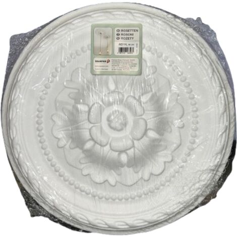 SAARPOR - DECORAZIONE PER ROSONE DA SOFFITTO AD14 DIAM. 30CM SP. 40 CM
