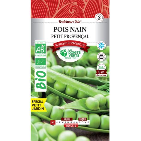 Saatgut Erbsen klein Provenzalisch BIO Die Grünen Finger 100g